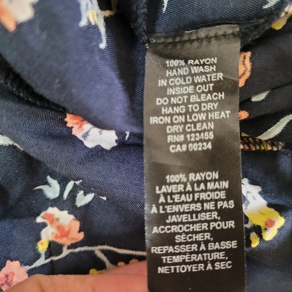 Design Lab Button Down Floral Dress - Picture 11 of 11